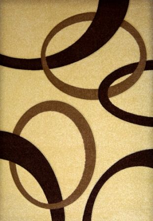 Релефен килим Селена - Бежов