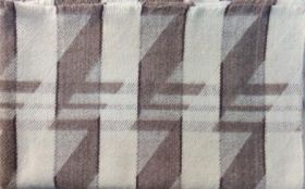 Wool Blanket - Brown check