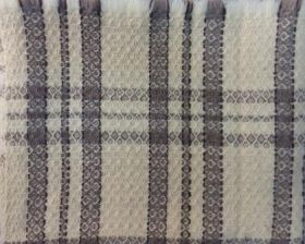 Duble wool Blanket - Brown check