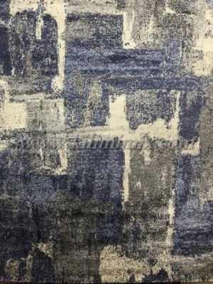 Carpet Lux - White - D.Blue